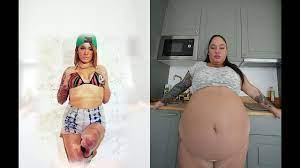Former model goes full Feedee BBW - weight gain compilation - YouTube