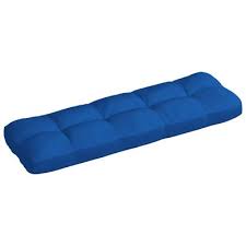 Cuscini per pallet, cuscini divani pallet, cuscini per sedie in/outdoor, 80,120. Vidaxl Cuscino Per Divano Da Giardino Blu Reale 120x40x12cm In Tessuto Vidaxl It