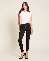Debbie Ankle Crop Skinny Jean in Onyx