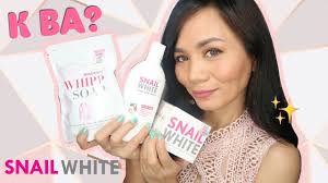 K Ba Snail White Review For Sensitive Skin Whipp Soap Thailand Youtube