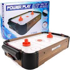 Power Play Table Top Air Hockey Game 20 Inch Amazon Co Uk Toys Games