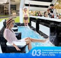 NB-PB024 Customizable Outdoor Inflatable Pool Bar Tent New Design for  Backyard Parties Swimming Pools and Water Bars