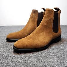 This pair, from bruno marc, has the classic oxford styling on the upper, with the very recognizable punch. Men Leather Ankle Boots Chelsea Boots Dress Formal Casual Business High Top Slip On Shoes Sale Banggood Com