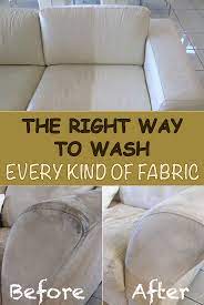 Take enough baking soda or corn starch to make a thick coating of it on the affected area. The Right Way To Wash Every Kind Of Fabric Simple Tips For You Cleaning Fabric Clean Fabric Couch Clean Couch