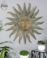 Big outsize large stainless steel. Outdoor Decor 16 Diameter Sun Face Bronze Gold Silver Large Metal Wall Art Sculpture Decor For Indoor Outdoor Patio Lawn Garden