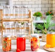 Amazon.com: Gerrii 24 Pieces 16 oz Clear Plastic Mason Jars ...