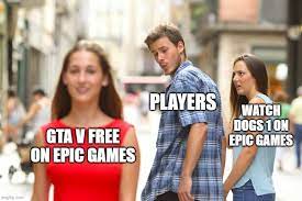 Параллельно с волной реакций в твиттере. Free Games From Epic Games Meme Epicgamespc