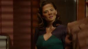 Hayley atwell isn't done with peggy carter just yet. Purple And Green Dress Of Peggy Carter Hayley Atwell In Marvel S Agent Carter Season 2 Spotern