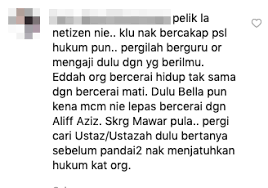 Dia berkongsi 9 persediaan dan tanggungjawab isteri selepas kematian suami yang perlu kita ketahui. Baru Cerai Dah Bersolek Mawar Dikecam Peguam Syarie Perjelas Pantang Larang Iddah