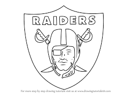 How To Draw Oakland Raiders Logo Step 0 Png 800 566 Oakland Raiders Logo Raiders Symbol Drawing Tutorial