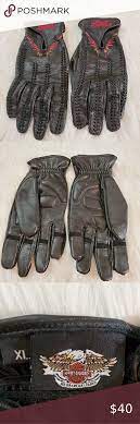 Women S Harley Davidson Xl Black Leather Gloves Leather Gloves Leather Gloves Women Black Leather Gloves