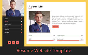 So, i am going to include key features that every smart resumes ship included. Resume Website Template Free Download Html Codex