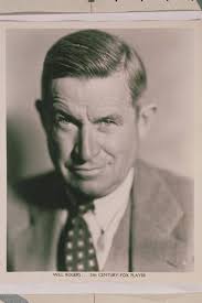 Portrait of Will Rogers "20th Century Fox Player." — Calisphere