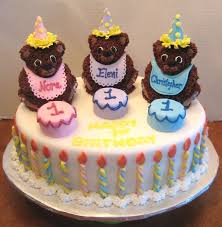 From themed baby showers to more traditional ones, these ideas deliver on both presentation and taste. Triplets 1st Birthday Cake 1st Birthday Cakes Cake Smash Set Boy Birthday Cake