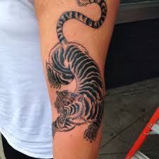 Large tiger tattoos of this nature are usually found in asian cultures especially in japan and korea. Black And Grey Tiger Tattoo E Mail Mikeattacktattoo Gmail Com Instagram Mikeattack Tattoo Tiger Tattoo Traditional Tiger Tattoo Tattoos