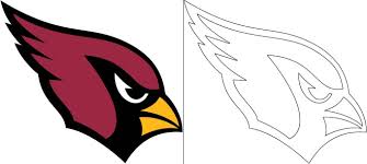 Primary raven's logo above the wordmark. Arizona Cardinals Logo With A Sample Coloring Page Free Coloring Pages