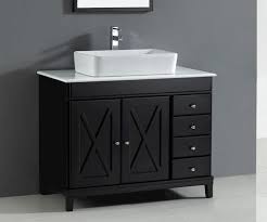 Concrete vanity tops are superior to look at, but they are very heavy. Ove Decors Aspen 40 W X 22 D Espresso Vanity And White Marble Vanity Top With Rectangular Vessel Bowl At Menards