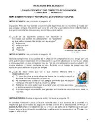 Formacion Civica Y Etica 2 0 Cuaderno De Actividades Para El Fortale El Amor Ejercicio Mango Es