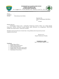 Contoh surat dinas pemerintah yang bisa dijadikan rekomendasi adalah sebagai berikut 20 Contoh Surat Permohonan Izin Penggunaan Tempat Untuk Kegiatan