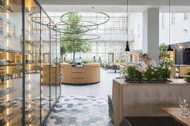 Novotel Amsterdam Schiphol Airport Mulderblauw Architecten Mosa Archello Hotel Lobby Design Hotel Interiors Lobby Design