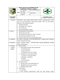 Sap kompres hangat pada pasien demam. Sop Kompres Hangat