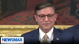 They want to spend billions in wasteful, left-wing spending projects in  foreign countries." Speaker Mike Johnson called out Democrats spending  demands in order to reopen the government because of their fear of