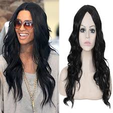 Ashanti's real hair is when she wears it plain black and straight. 26 Long Curly Heat Resistant Synthetic Wigs For Black Women Ciara Grey Blonde Ombre Wig Natural Looking African American Wigs Wig Wholesale Wig Kuroshitsujiwig Color Aliexpress