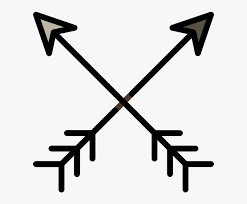 Download Vector Graphics Arrow Silhouette Image Design Bow And Arrow Svg Hd Png Download Kindpng