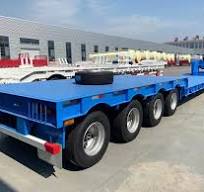 Good Price High Quality 80 100 120 Ton Low Bed Semi Trailer Truck