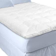 Great savings free delivery / collection on many items. Amazon Com Sweet Jojo Designs White Goose Feather Topper And Down Baffle Box Featherbed Mattress Cover Top Queen Size Home Kitchen