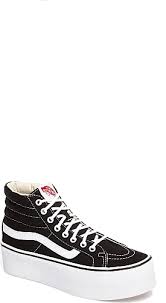 Black And White Vans High Tops Womens Women S Vans Sk8 Hi Platform Sneaker In Black The Classic Vans High Top Sneaker Crafted From Sturdy Canvas Tha Vans Sk8 Hi Platform High Top Sneakers Sneakers