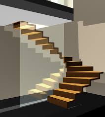 A minimum staircase width of 600mm is recommended for secondary staircases. Railings The Folded Plate Stair By Zeitform Design