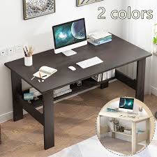 The back panels were made from 6mm hardwood plywood. Simpleness Computer Desk 2 Layer With A Large And Comfortable Table Top Easy To Assemble Computer Desk Writing Desk Study Desk Bedroom Home Office Desk Workstation Wish