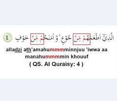 The emphasis will be on the succeeding letter because of the presence of shaddah. Idgham Mutamatsilain Explanation