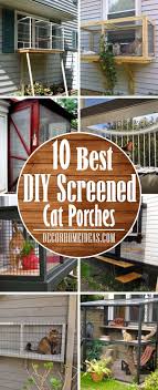 Screened Cat Porches Is The Best Way To Keep Your Kitty Safe In 2020 Diy Furniture Hacks Furniture Hacks Home Decor Tips