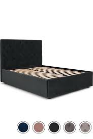 made super kingsize bed with storage midnight grey velvet skye kingsize beds collection from made com double bed with storage king size bed bed storage