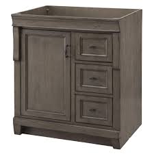 The best home depot coupons and home depot promo codes. Home Decorators Collection Naples 30 In W Bath Vanity Cabinet Only In Distressed Grey With Right Hand Drawers Nadga3021d The Home Depot