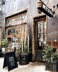 Le Bouquet Ny Monomono New York Flynnclancy This Wonderfully Rustic Shopfront Is Home To A Unique Flower Rustic Coffee Shop Rustic Cafe Coffee Shop Design