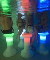 Envy Led Underwater Pool Stool Pool Chairs Pool Toys Pool Bar