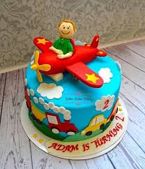 You can make a basic one without all the details. Baby On Plane Birthday Cake Cake By Better Batter Bakes Cakesdecor