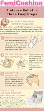 9 How To Use Femicushion Ideas Pelvic Organ Prolapse Uterine Prolapse Bladder Prolapse