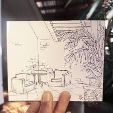 My House Terrace Be Like But In Fact There S No Furniture On My Terrace Lol Drawing Artwork Drawings Painting Drawing