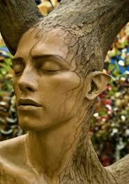 carved into a tree...beautiful