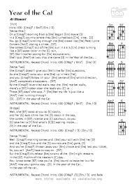 Ukulele Chords Year Of The Cat By Al Stewart Al Stewart Ukulele Ukelele Songs