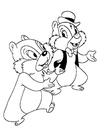 The free coloring pages 'cartoons' will introduce children to the 'chip and dale rescue rangers' topic. Coloring Pages Coloring Pages Chip N Dale Printable For Kids Adults Free