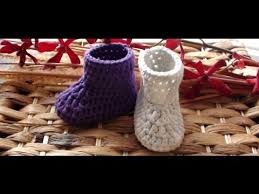 How To Crochet Newborn Booties 4th And 5th Rounds By Crochet Hooks You Youtube