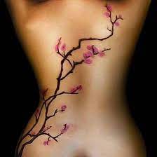 40 Tatuajes De Flores De Cerezo Para Chicas Belagoria La Web De Los Tatuajes Blossom Tattoo Full Tattoo Trendy Tattoos