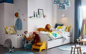 Ikea Ikea White Slakt Bed Pullout Storage 1364494539135 S5 Jpg 2 048 1 287 Pixels Ikea Trundle Bed Small Kids Bedroom Boys Room Decor