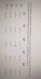 We did not find results for: Solved 24 The Electron Configuration Of Niobium Is 1922s2 Chegg Com