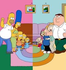 The Simpsons Vs Family Guy Photo The Simpsons Vs Family Guy Family Guy The Simpsons Guy The Simpsons